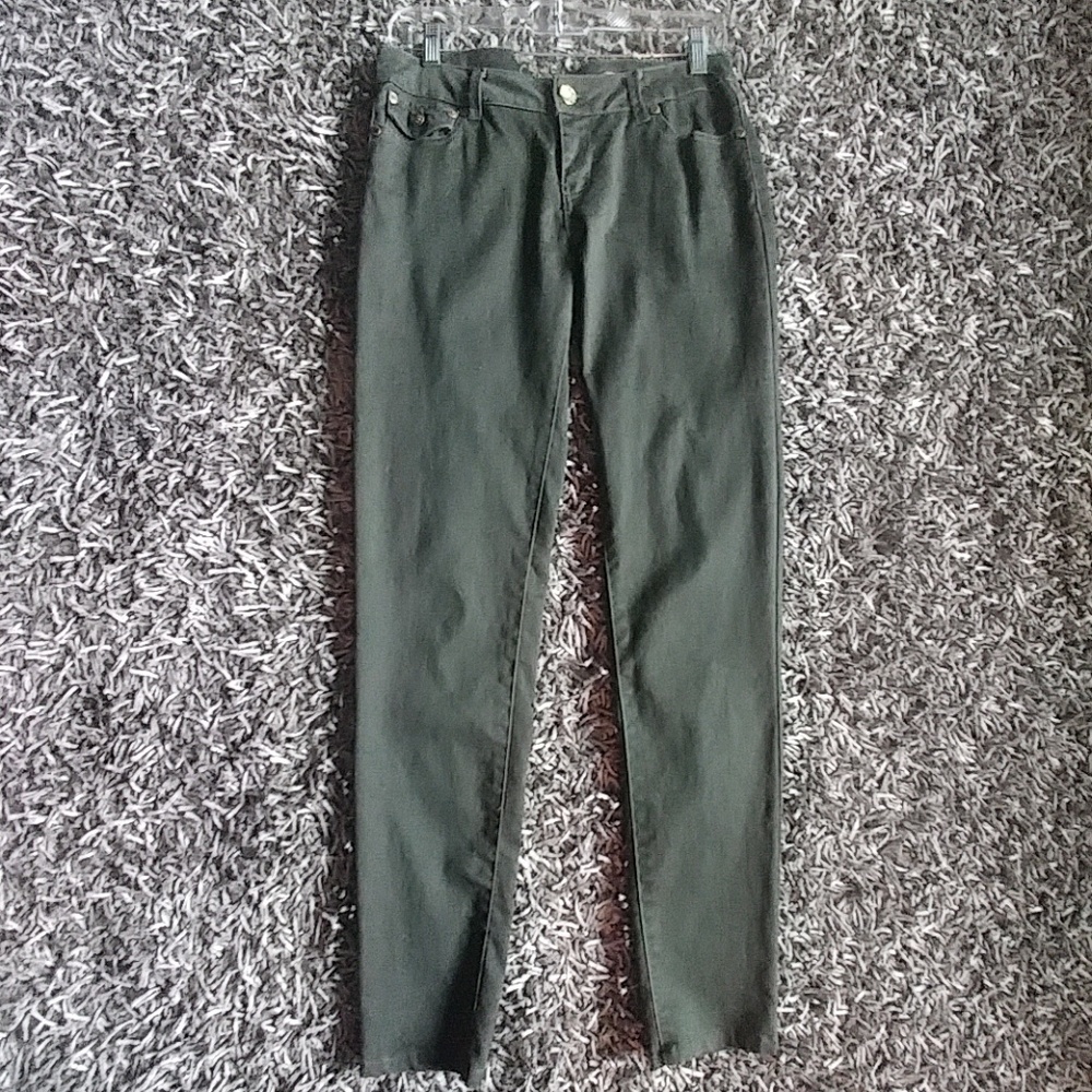 Olive Green Skinny Jeans